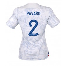 Frankrike Benjamin Pavard #2 Bortedrakt Kvinner VM 2022 Kortermet